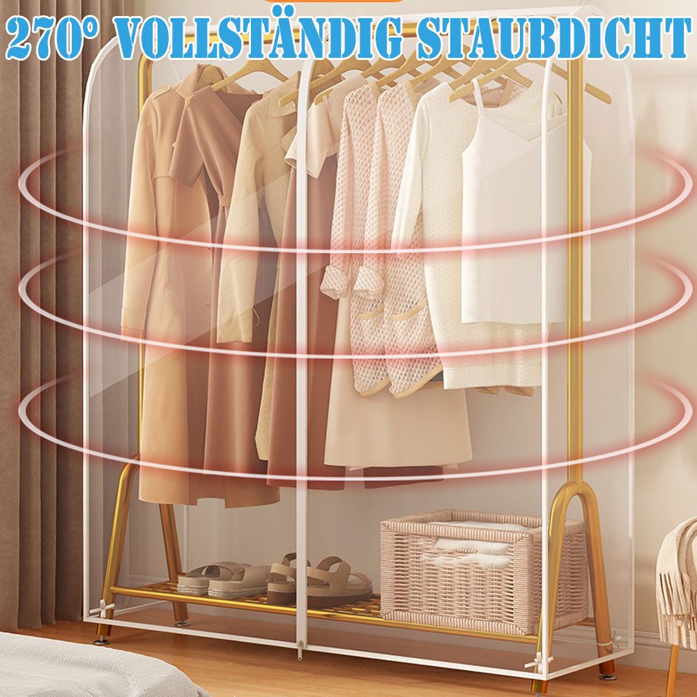 QUBEBU Kleiderständer Organizer Staubschutz Kleidersack Abdeckung Kleidersc günstig online kaufen