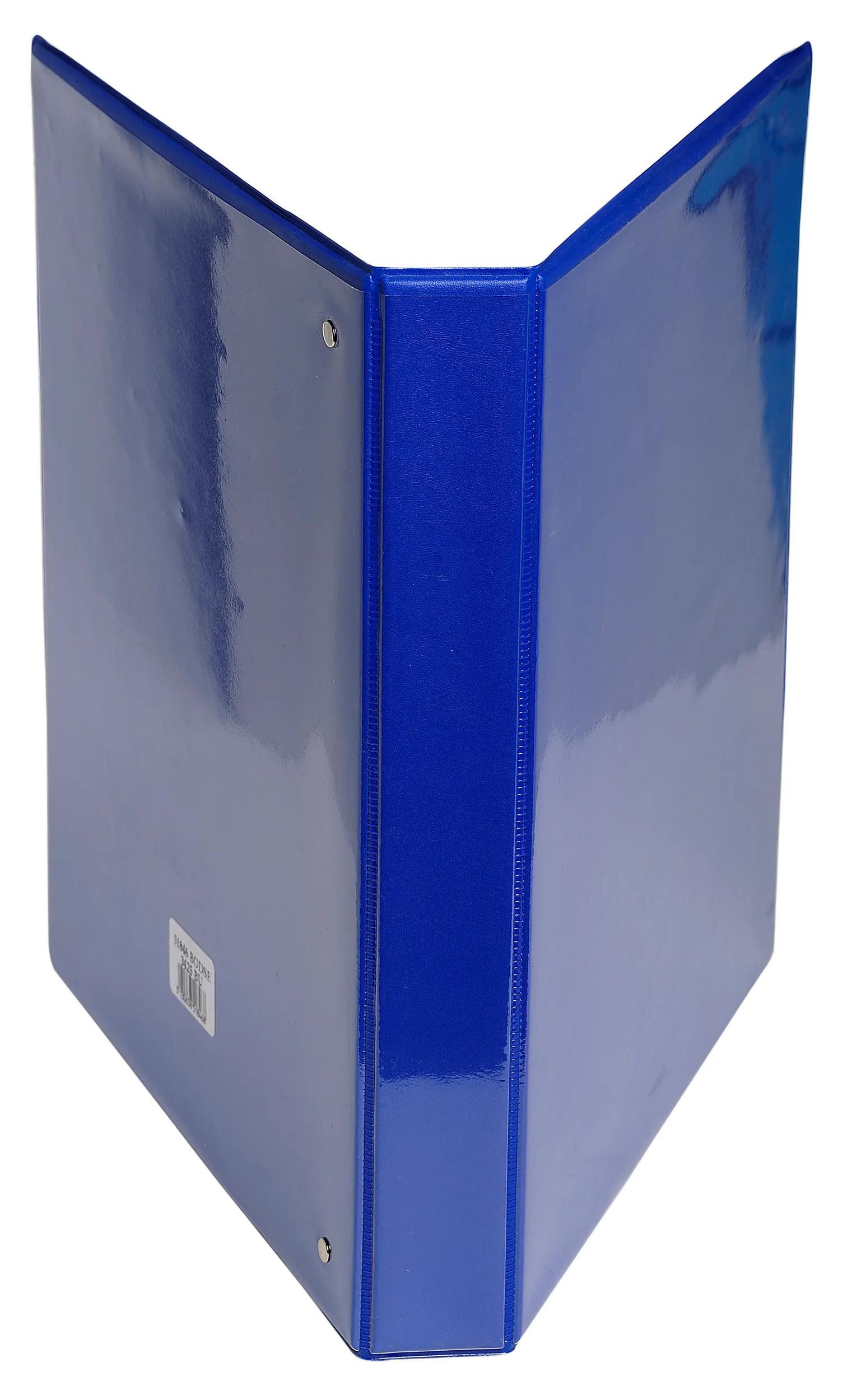 EXACOMPTA Ringbuchmappe 10x Ringbuch PP 4Ring 25mm D Rücken 47mm A4 Maxi Blau 51846BE, Personalisierbar Ringbücher