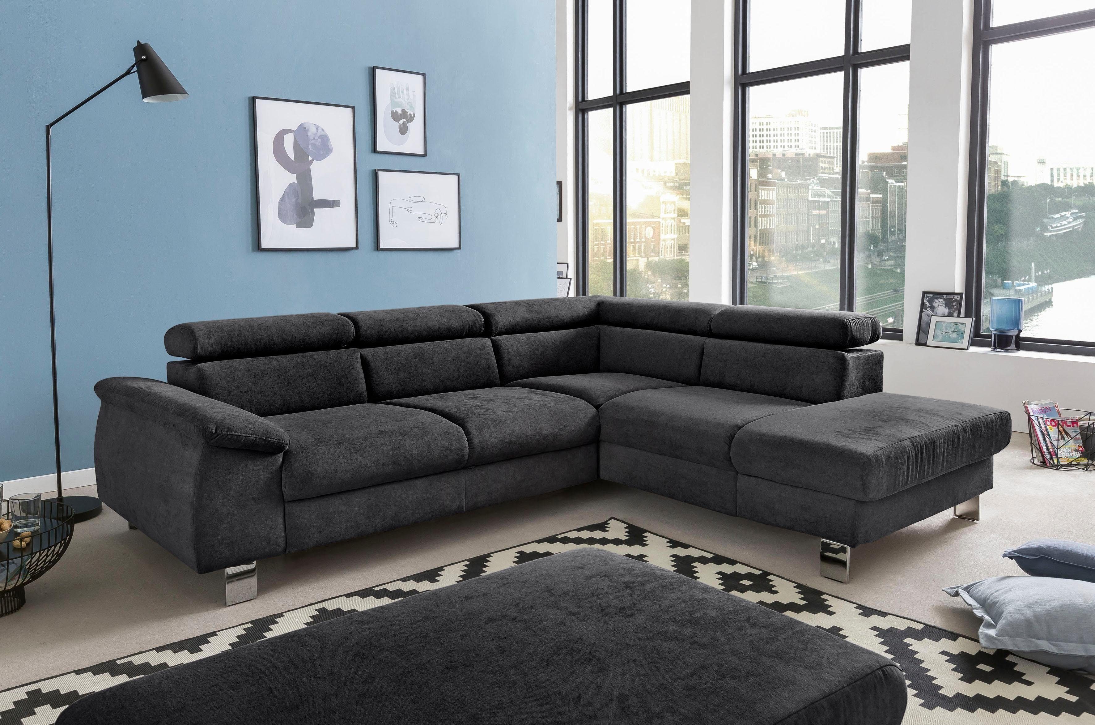 COTTA Polstergarnitur Komaris L-Form, (Set), Set bestehend aus: Ecksofa mit günstig online kaufen