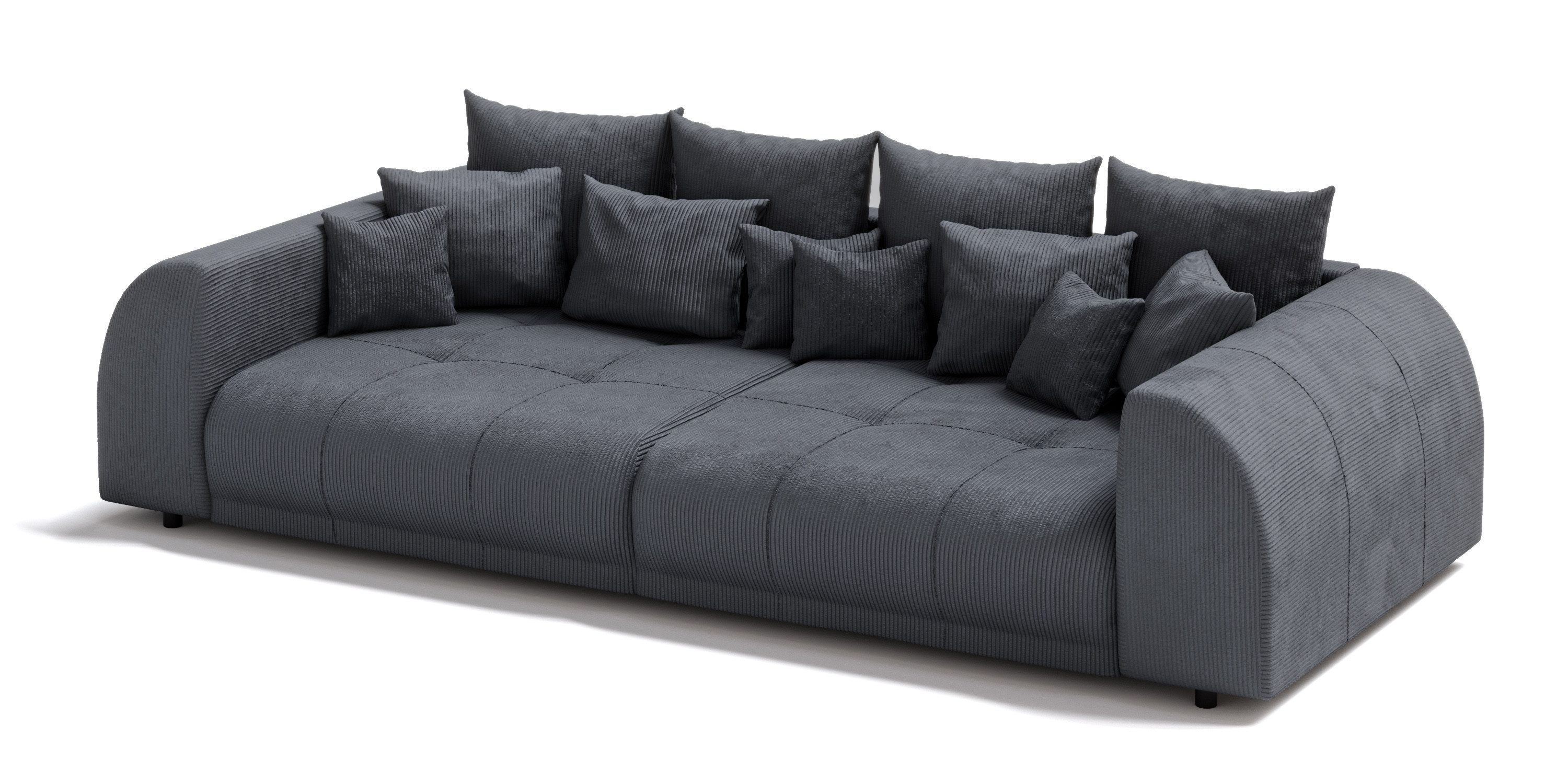 S-Style Möbel Big-Sofa Levana 5-Sitzer Boxspringfederung Lounge Sofa in Cor günstig online kaufen