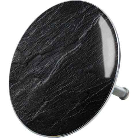 Sanilo Badewannenstöpsel Granit, Ø 7,2 cm, 100% wasserdicht, kräftige Farben, hochwertig
