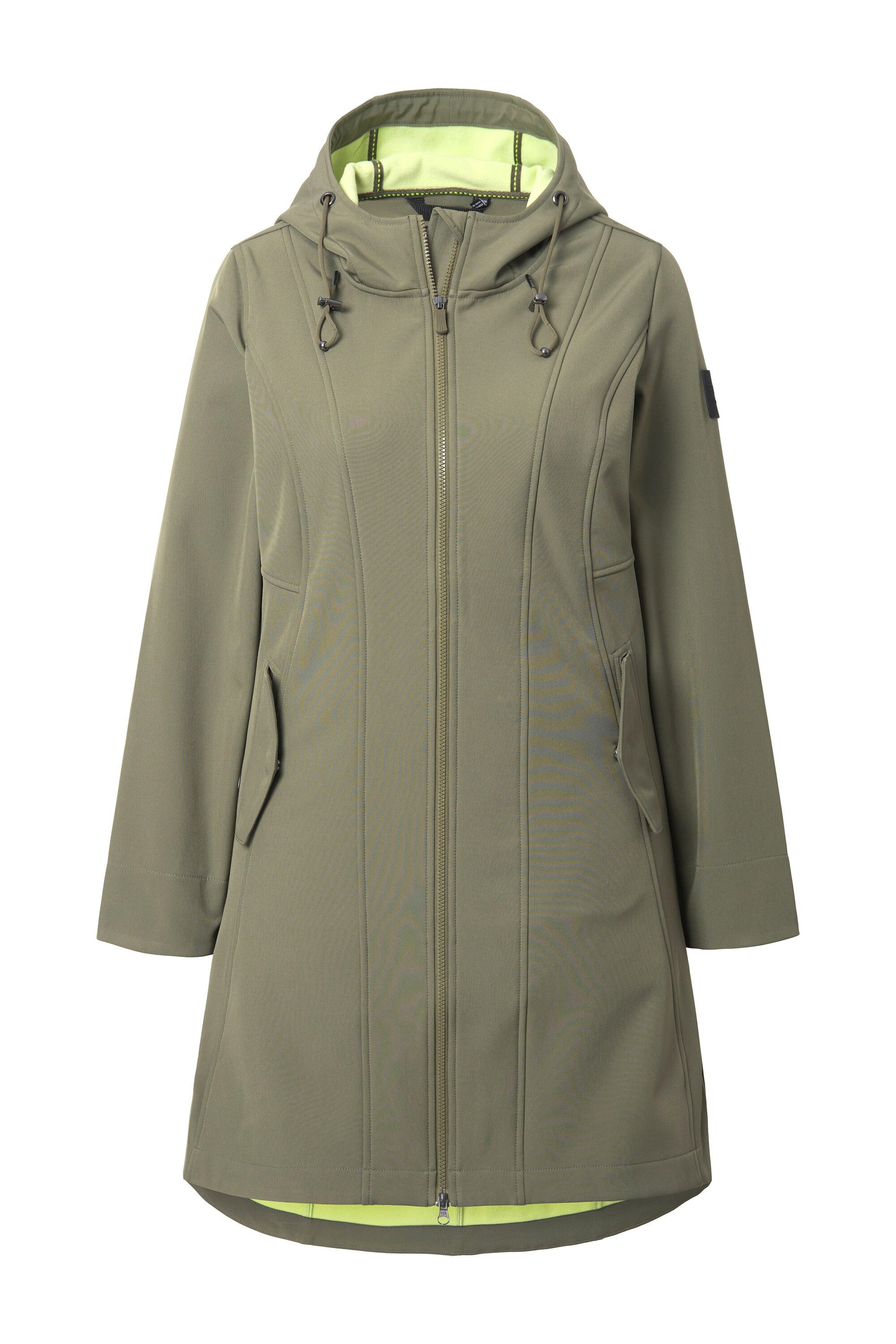 Ulla Popken Wintermantel HYPRAR Softshelljacke wasserabweisend günstig online kaufen