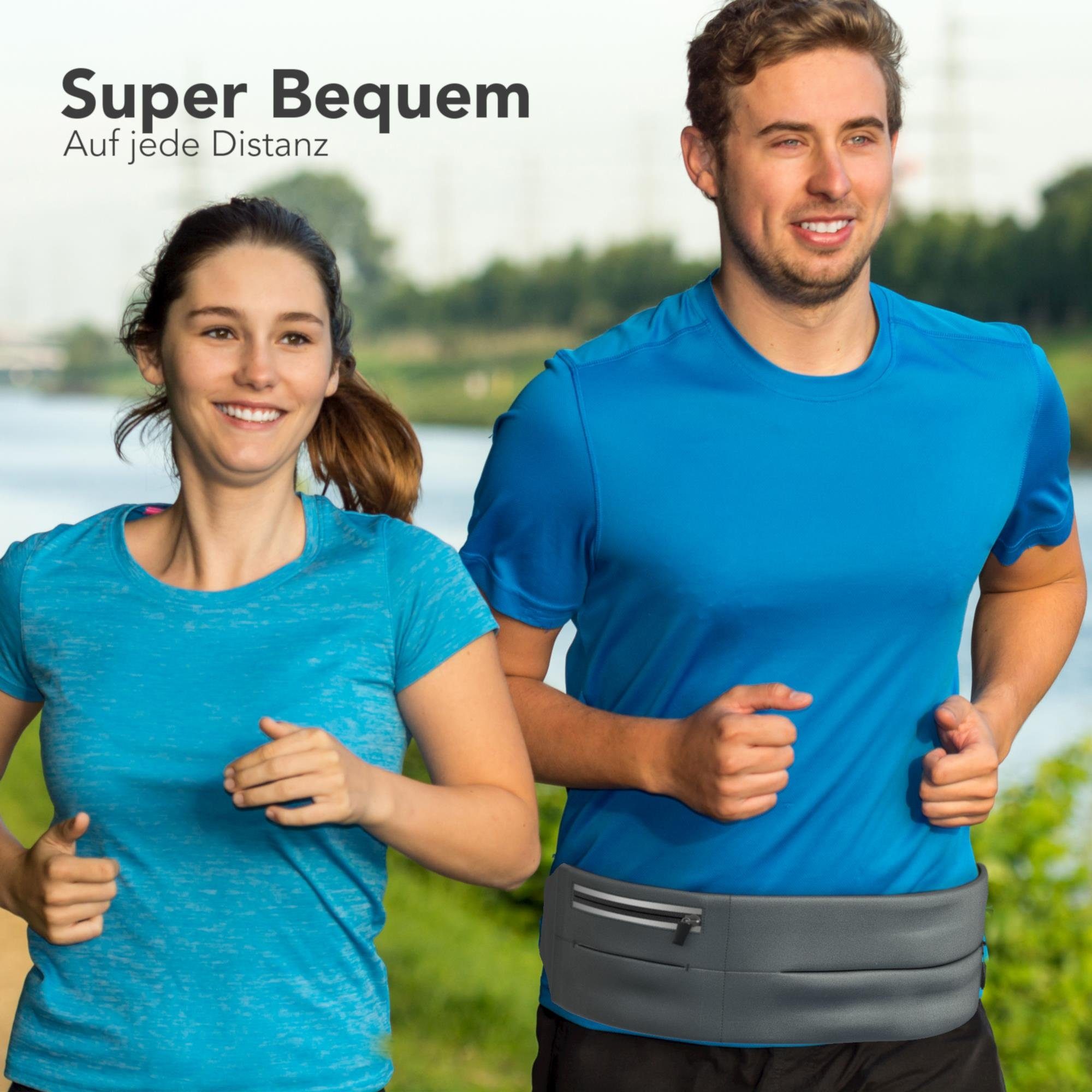 EAZY CASE Laufgürtel Universal Sport Bauchtasche Breit Joggingtasche Herren günstig online kaufen