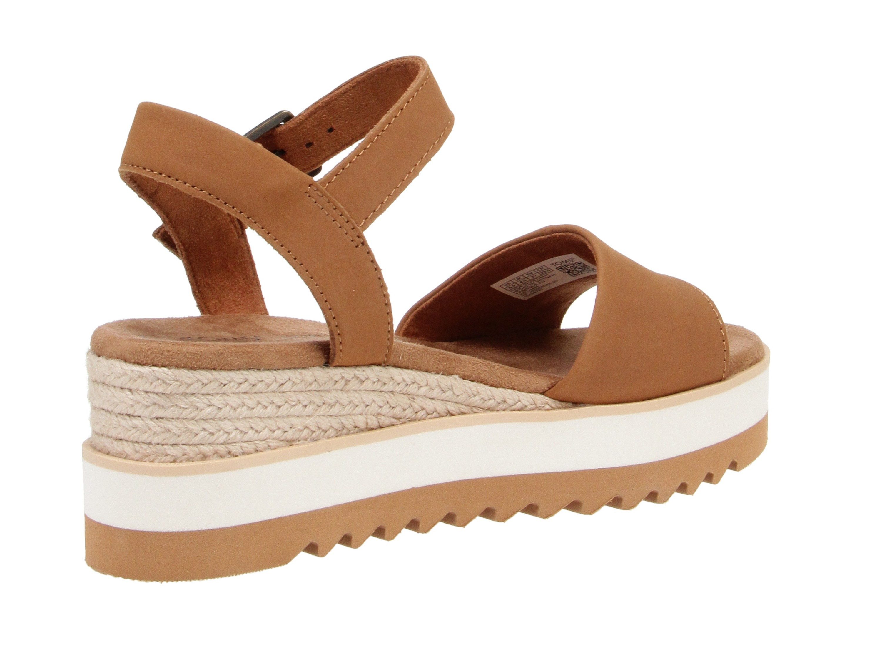 TOMS Toms 10019757 Diana - Damen Schuhe Sandaletten - Tan Sandale