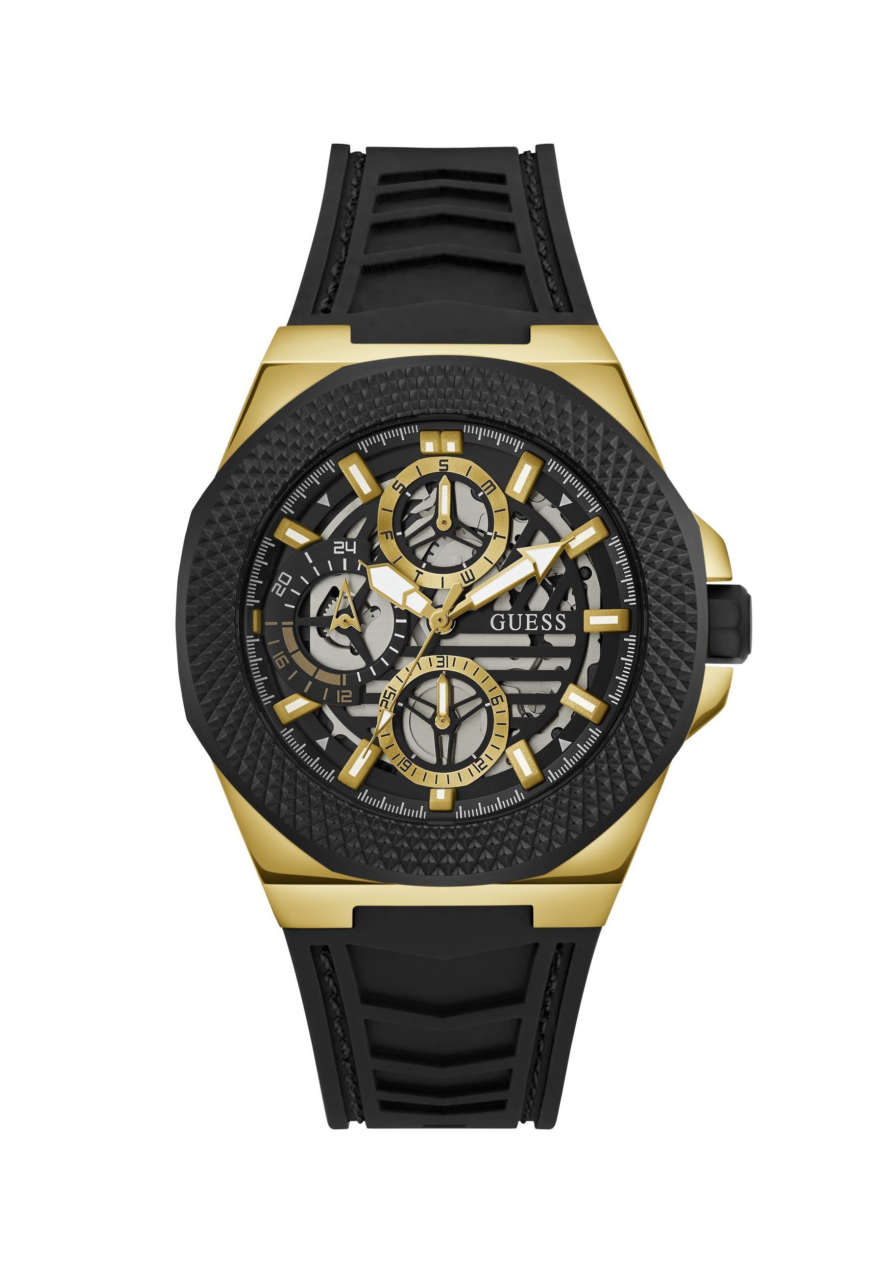 Guess Quarzuhr FRONT-RUNNER, (1-tlg), Multifunktionsuhr