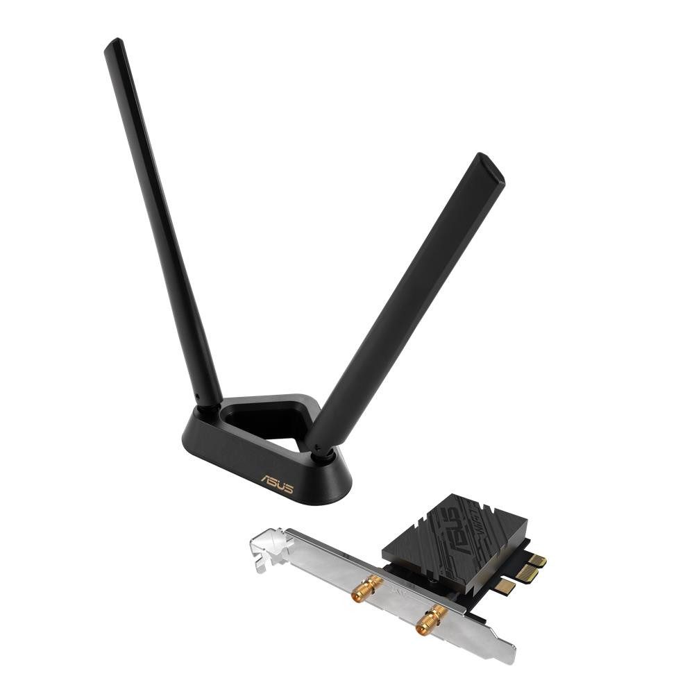 Asus WLAN-Adapter PCE-BE92BT WiFi 7 PCI-E Adapter, unterstützt 6GHz, 320MHz, Bluetooth 5.4