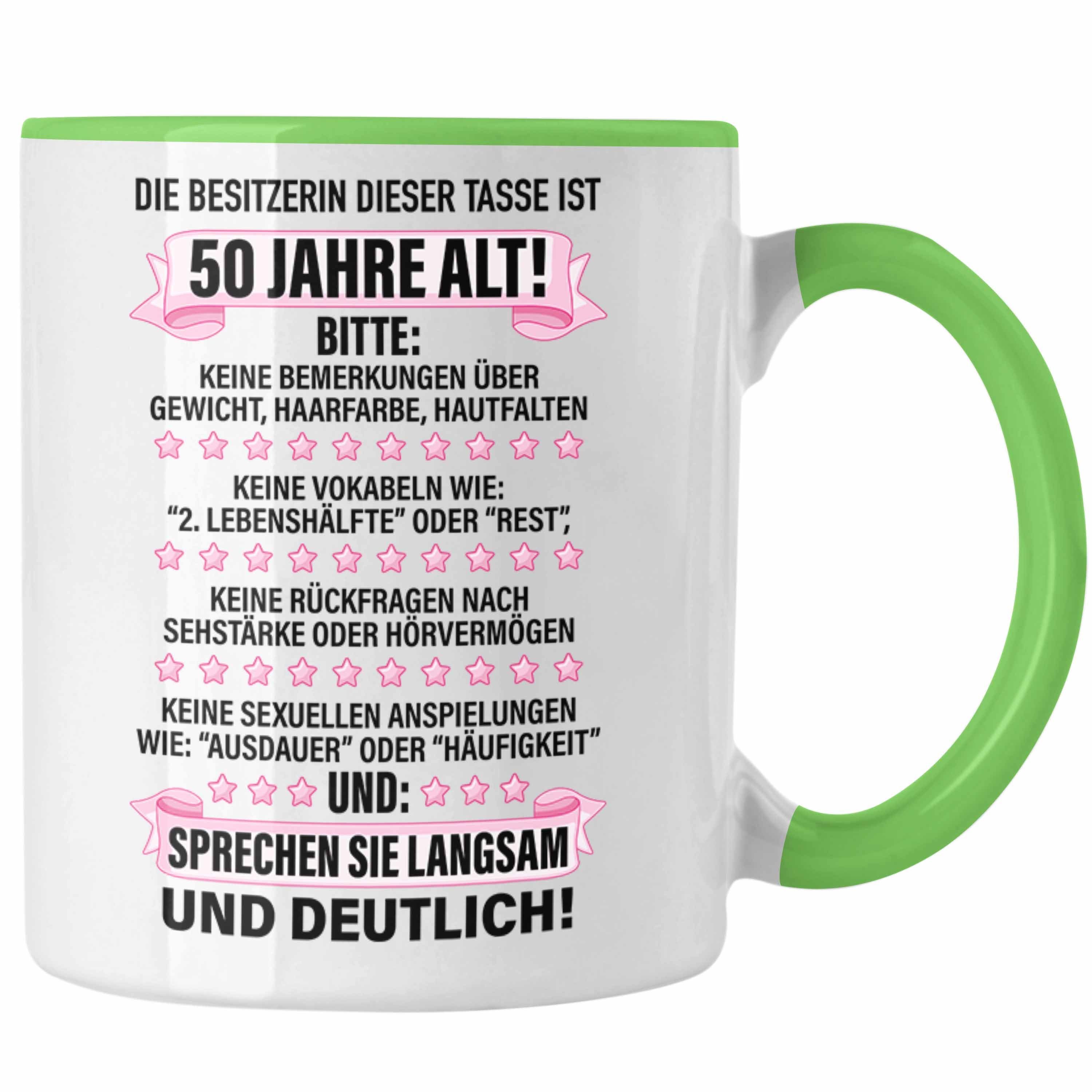 Trendation Tasse Trendation 50. Geburtstag Frauen Tasse Geschenk