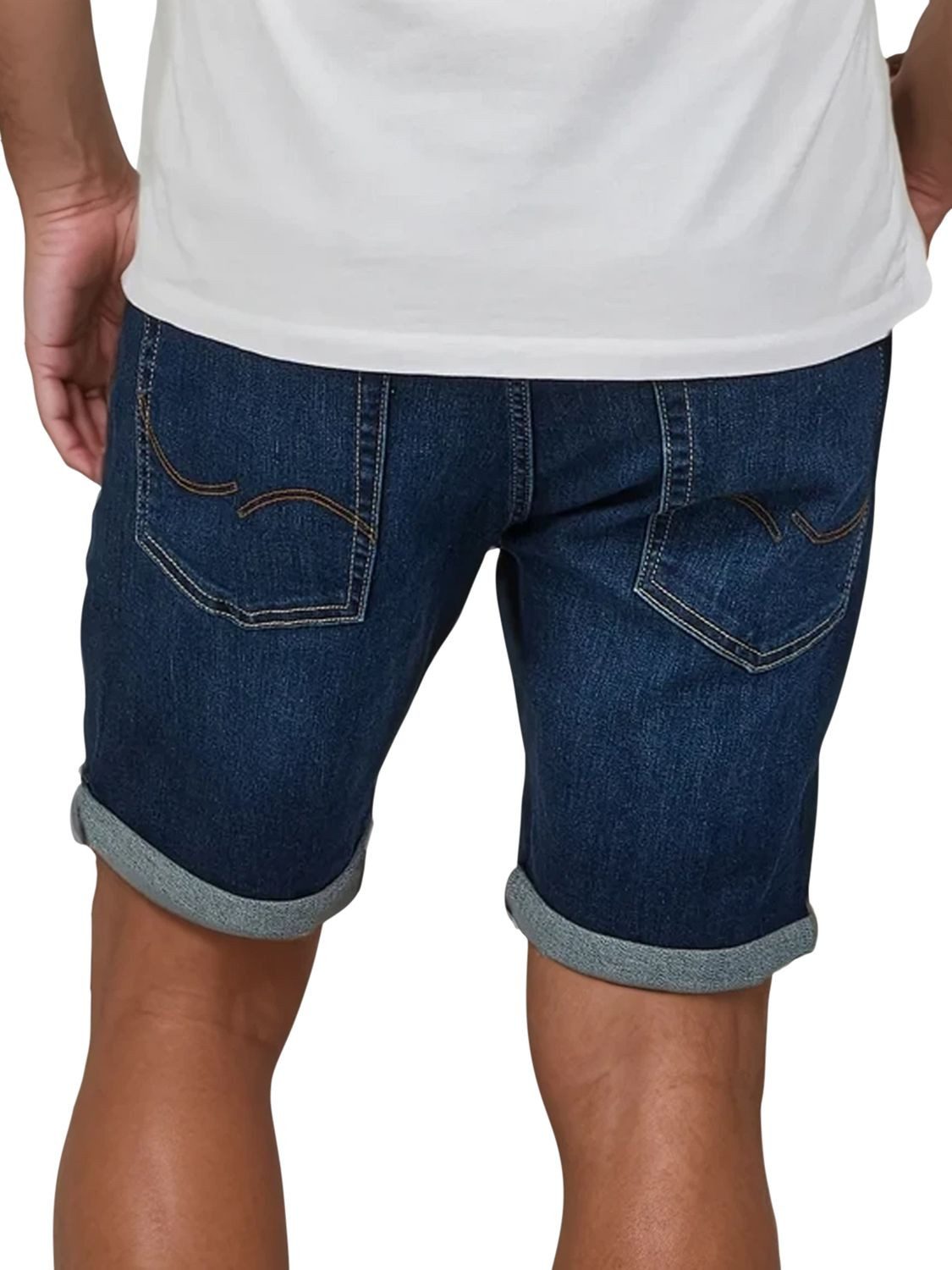 Jack & Jones Jeansshorts Herren Shorts JJRICK Regular Fit Bermudashorts mit Stretch