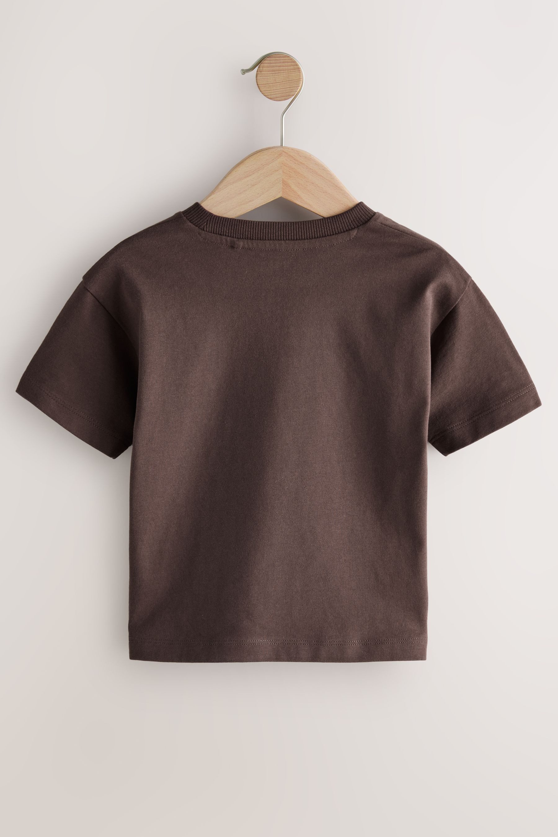 Next T-Shirt Kurzärmelige schlichte T-Shirts im 5er-Pack (5-tlg)