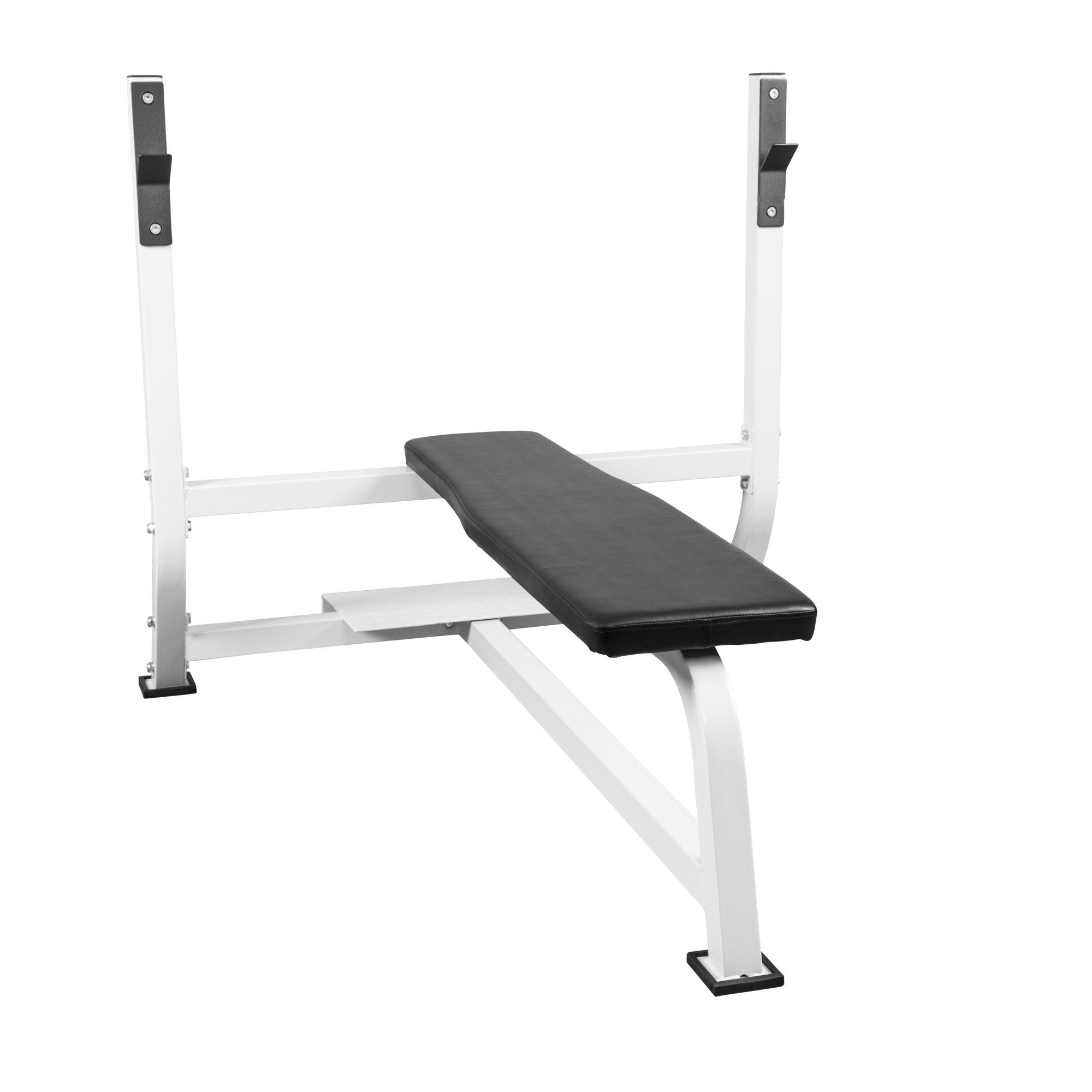 Hantelbank mit Hantelablage, bis 250 kg - Drückerbank, Flachbank, Fitnessbank
