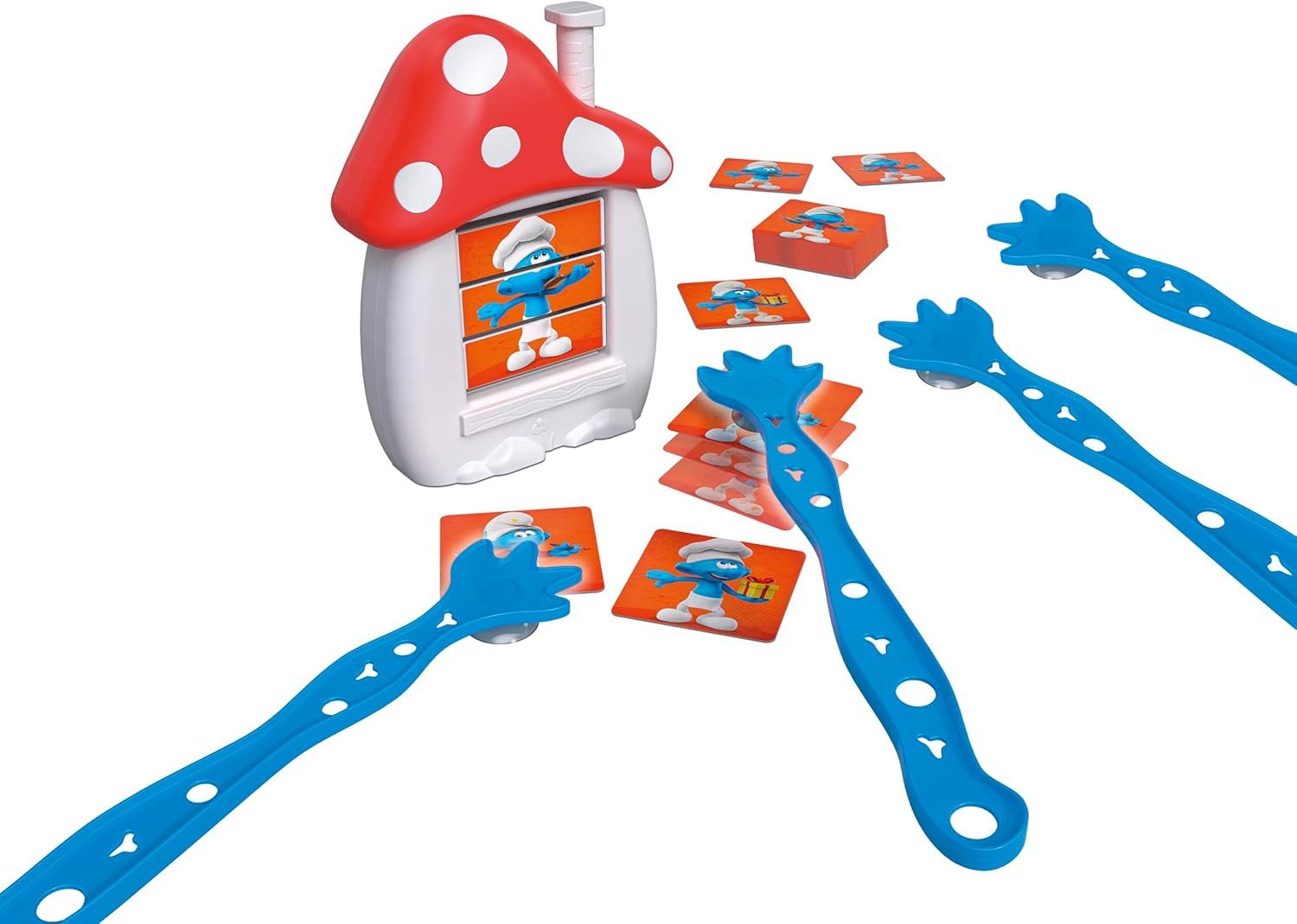 Schmidt Spiele Spiel Die Schlümpfe Schlumpf Mix Kinderspiel Action für 2–4 Spieler