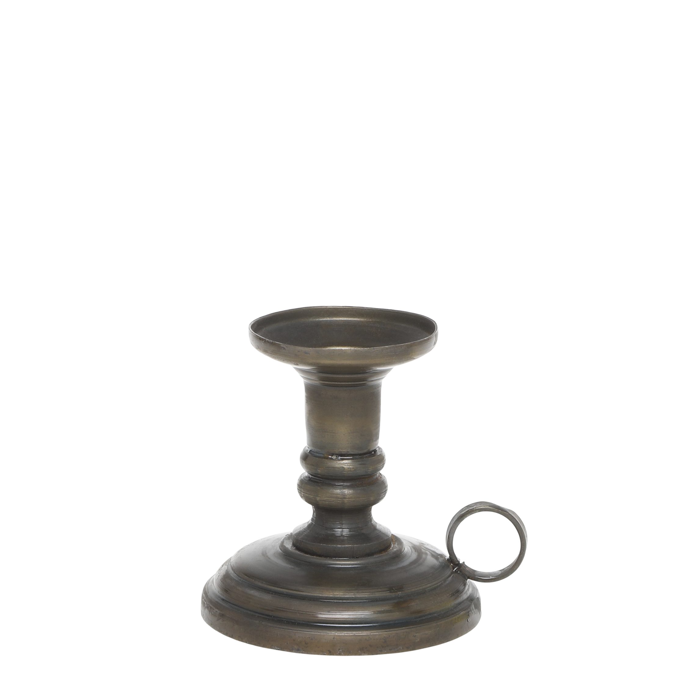 Chic Antique Kerzenhalter Kammerleuchter H9,5/D8,5 cm antique messing (1 St günstig online kaufen