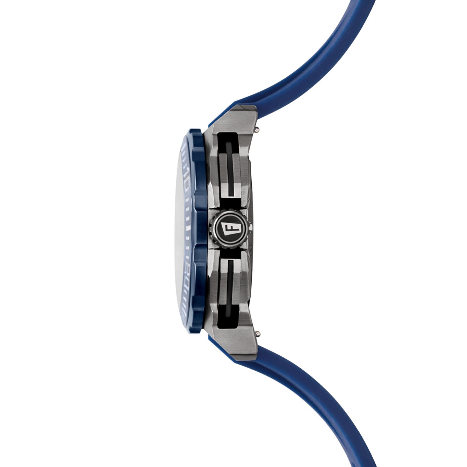 Festina Chronograph Festina Herrenuhr Chrono Bike Armbanduhr, (Chronograph), Herren Armbanduhr rund, Kautschukarmband blau, Sportlich