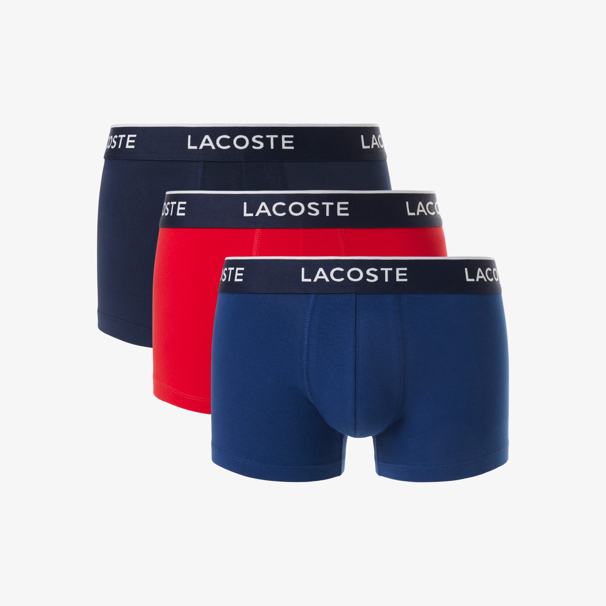 Lacoste Trunk (Packung, 3-St., 3er-Pack) elastischer Bund mit Lacoste-Branding