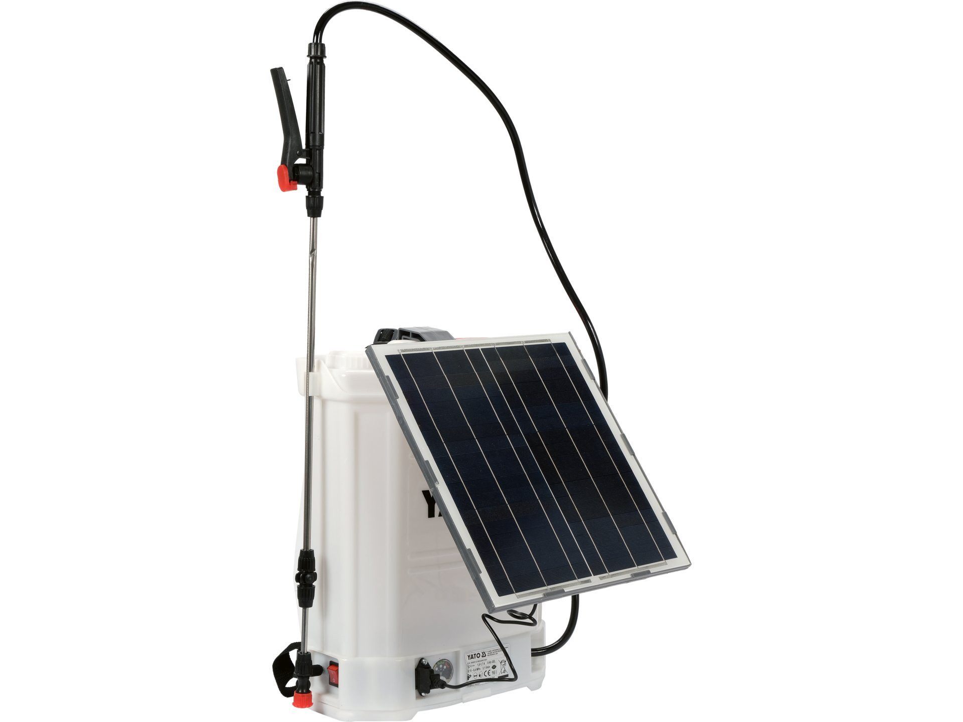 Drucksprühgerät Akku / Solar Sprühgerät, Rückenspritze 12L