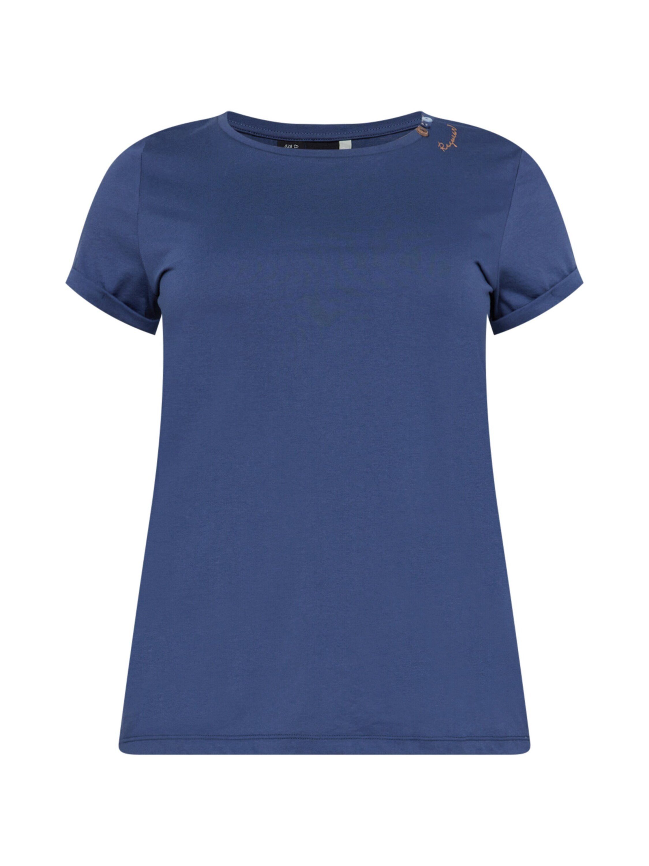 Ragwear Plus T-Shirt FLORAH (1-tlg) Stickerei, Weiteres Detail BLUE