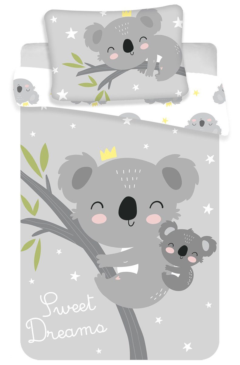 Babybettwäsche Koala, Jerry Fabrics, Renforcé, 2 teilig