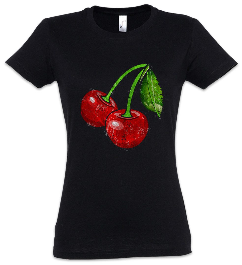 Urban Backwoods Print-Shirt Oldschool Cherries Vintage günstig online kaufen
