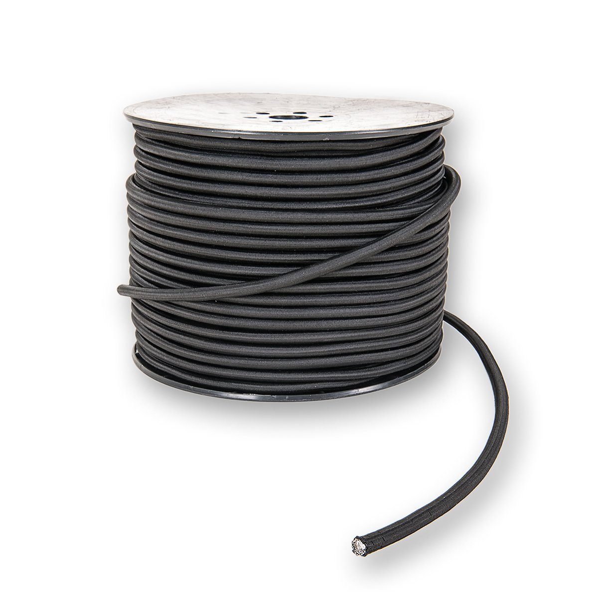 HaGa Expanderseil 8mm Seil in schwarz Gummiseil (Meterware) Seil