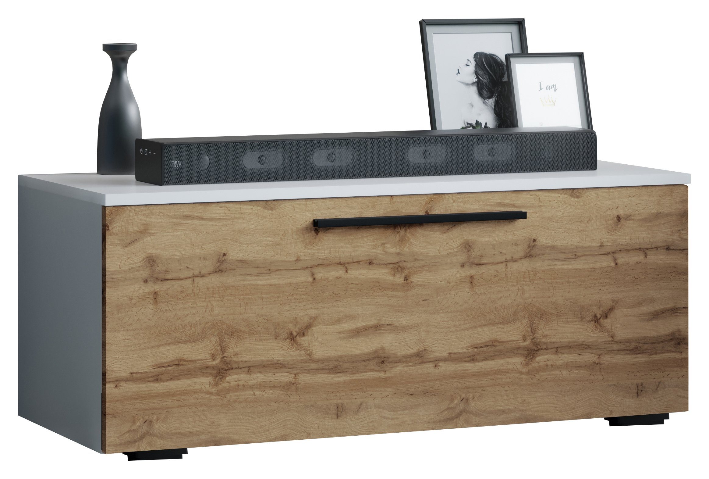 VCM TV-Board Holz TV Lowboard Möbel Fernsehschrank Arila S