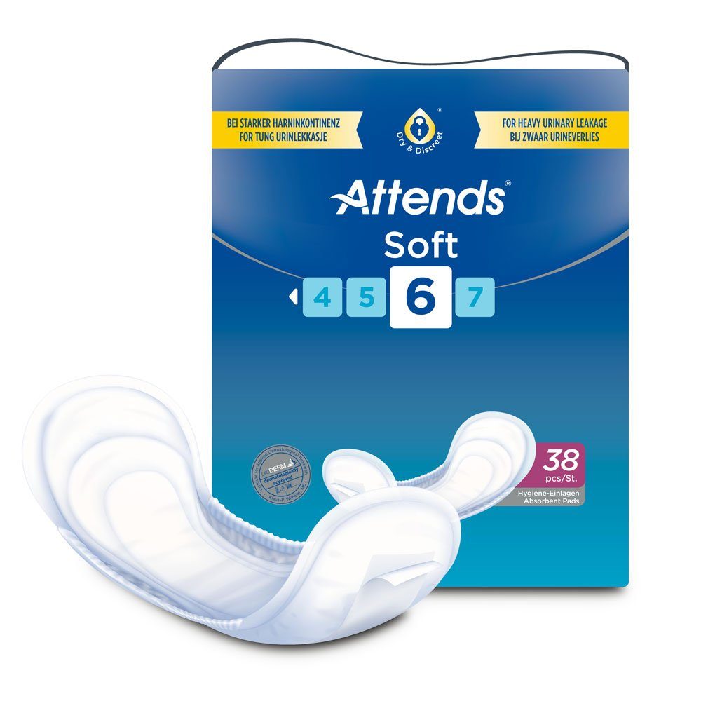 Attends GmbH Inkontinenz-Einlage Attends Soft 6 (1x38 Stück)