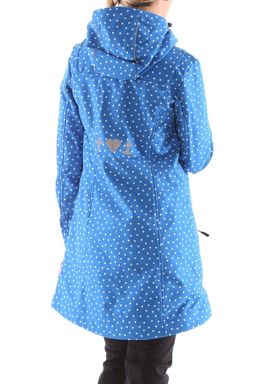 Blutsgeschwister Softshelljacke Blutsgeschwister Wild Weather Long Damen Jacke Mantel