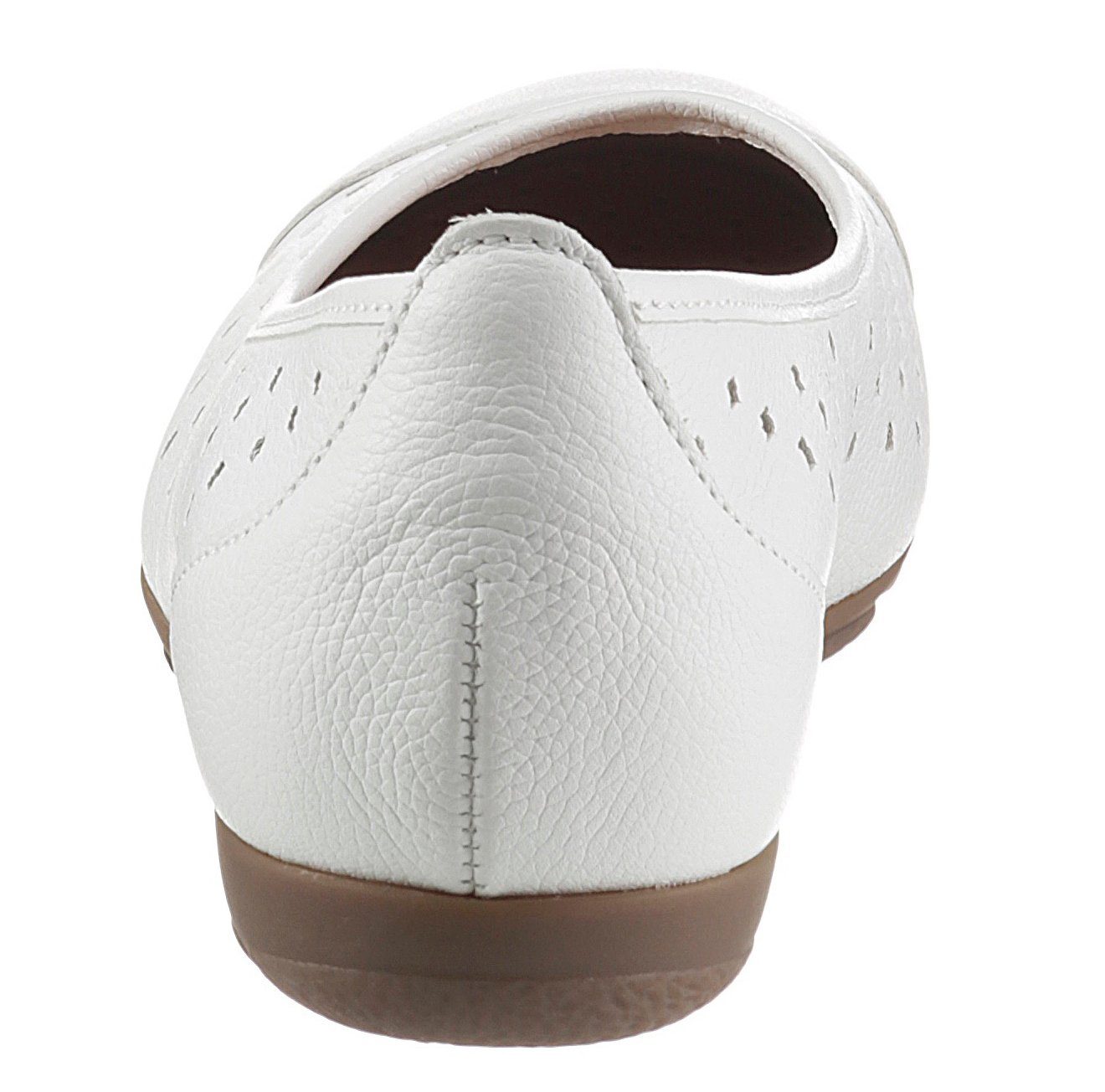 Gabor Ballerina Slipper, Freizeitschuh, Halbschuh mit luftigem Lochmuster günstig online kaufen