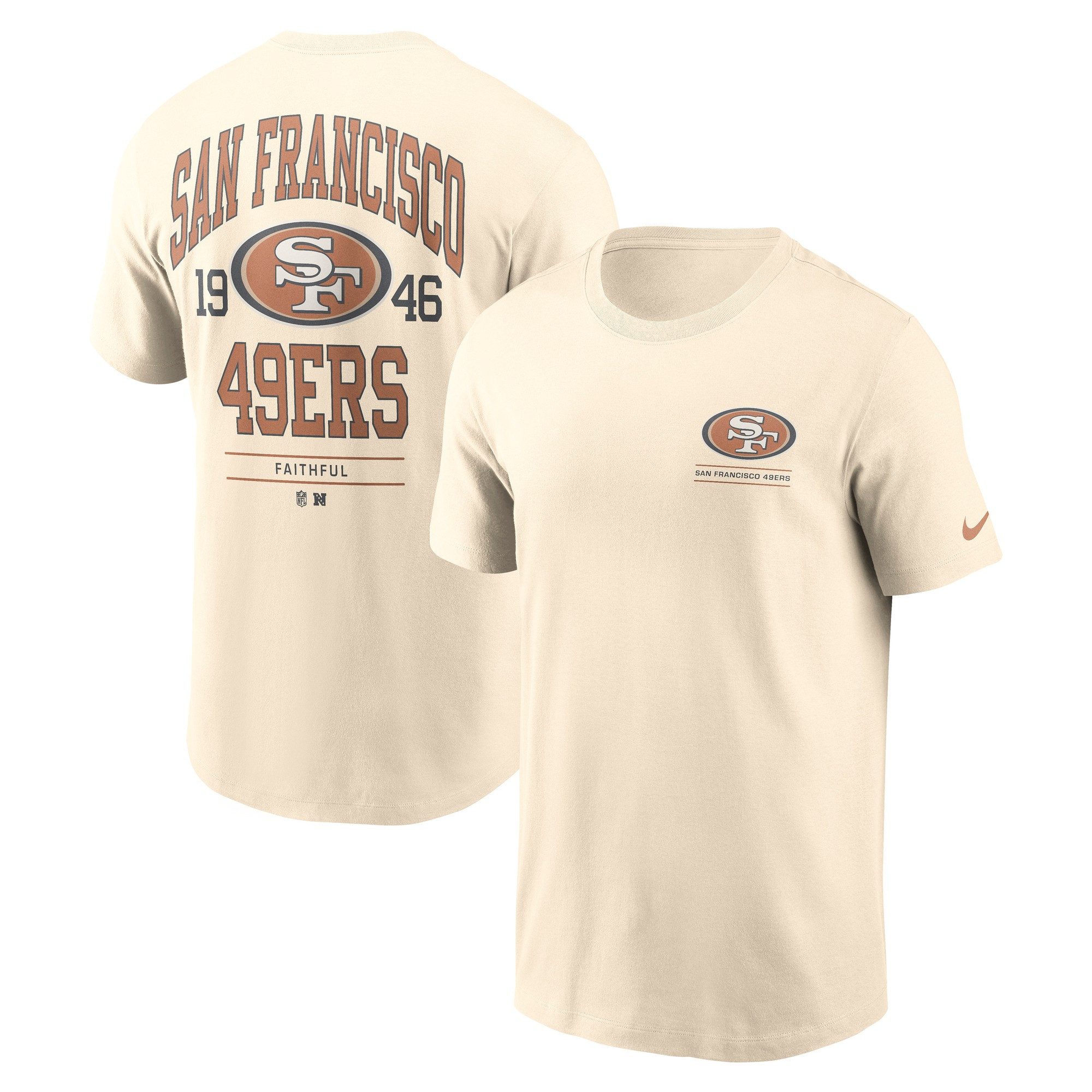 Nike T-Shirt Nike T-Shirt San Francisco 49ers Freestyle Nike Club Crew Tee