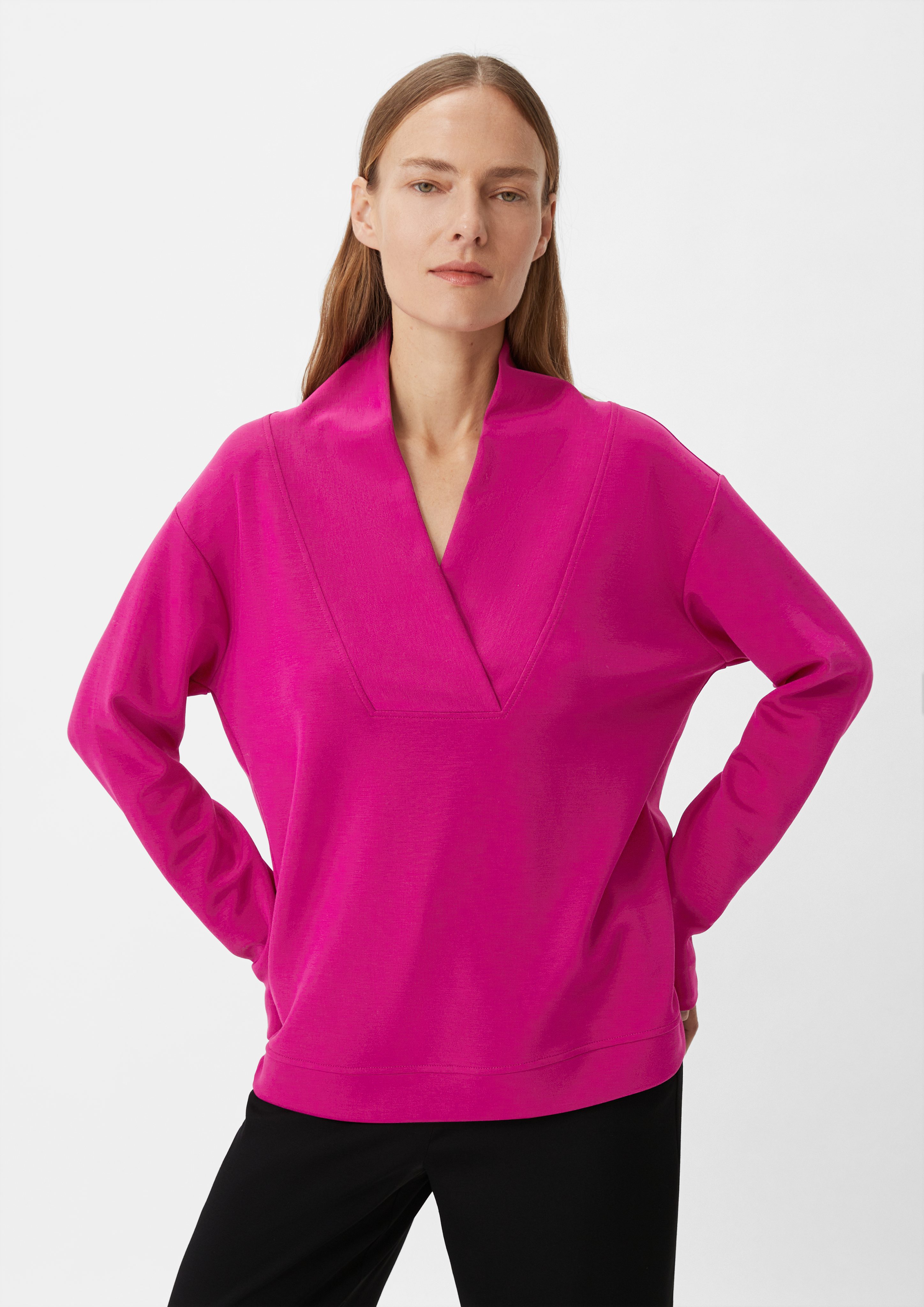 aus Sweatshirt pink Comma Sweatshirt Modalmix