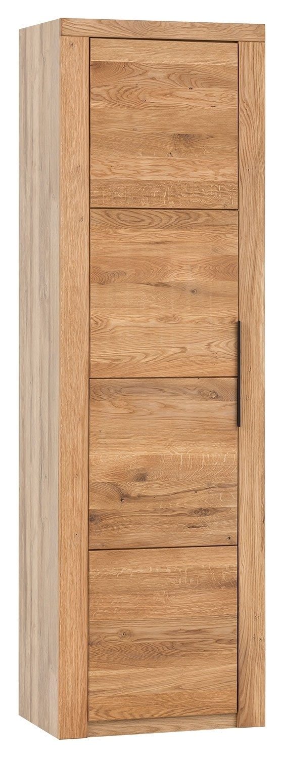 Garderobenschrank JOOST, (1 Schrank) B 60 cm x H 199 cm, Eichenholz teilmassiv, 1 Tür