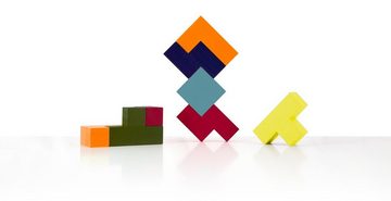 Remember 3D-Puzzle 3D Puzzle KUBUS mit Sanduhr, Bausteinen, Aufgabenkarten, Puzzleteile, Remember 3D Puzzle KUBUS mit Sanduhr, Bausteinen, Aufgabenkarten