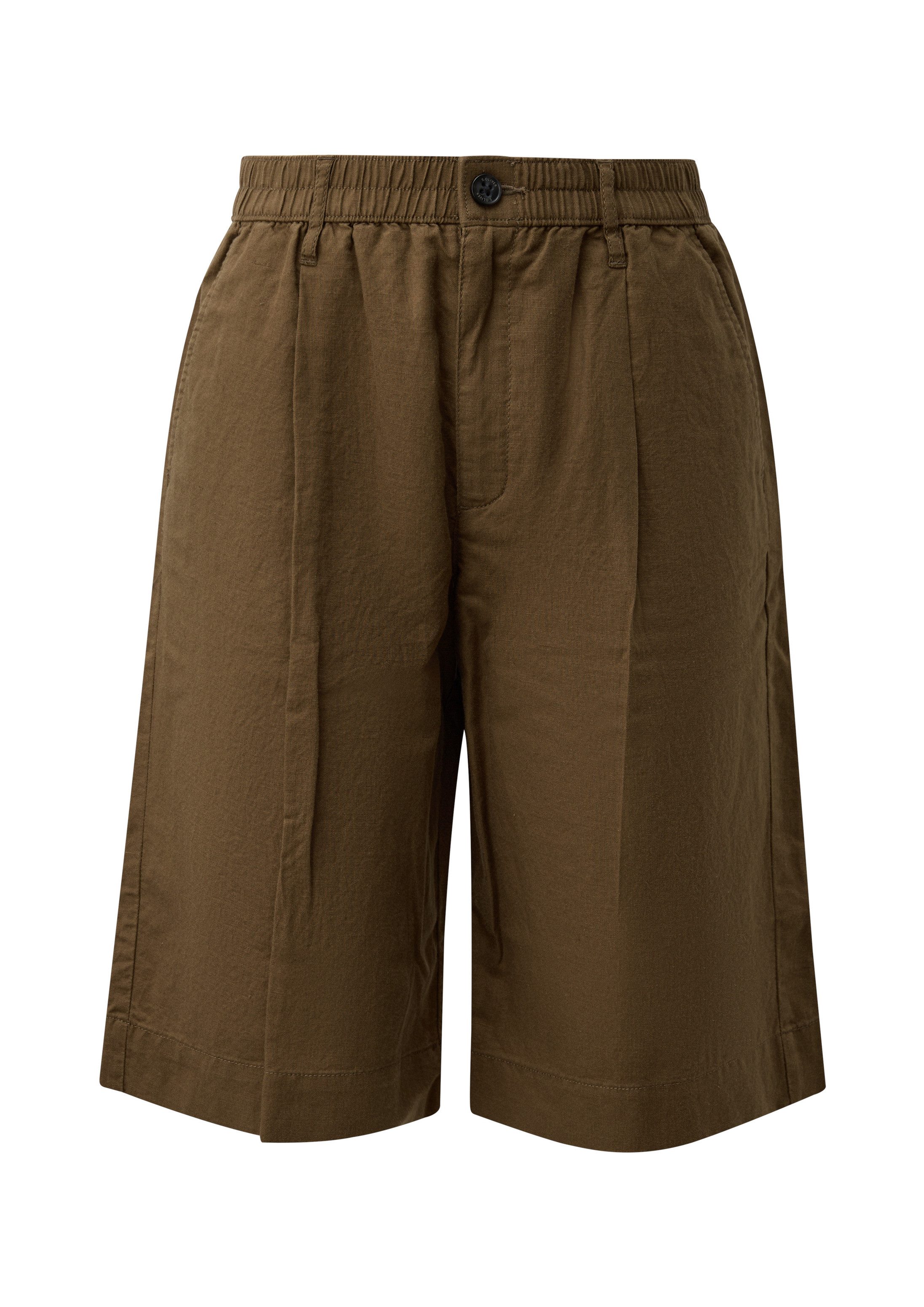 s.Oliver Shorts Hose Bermuda aus Leinenmix