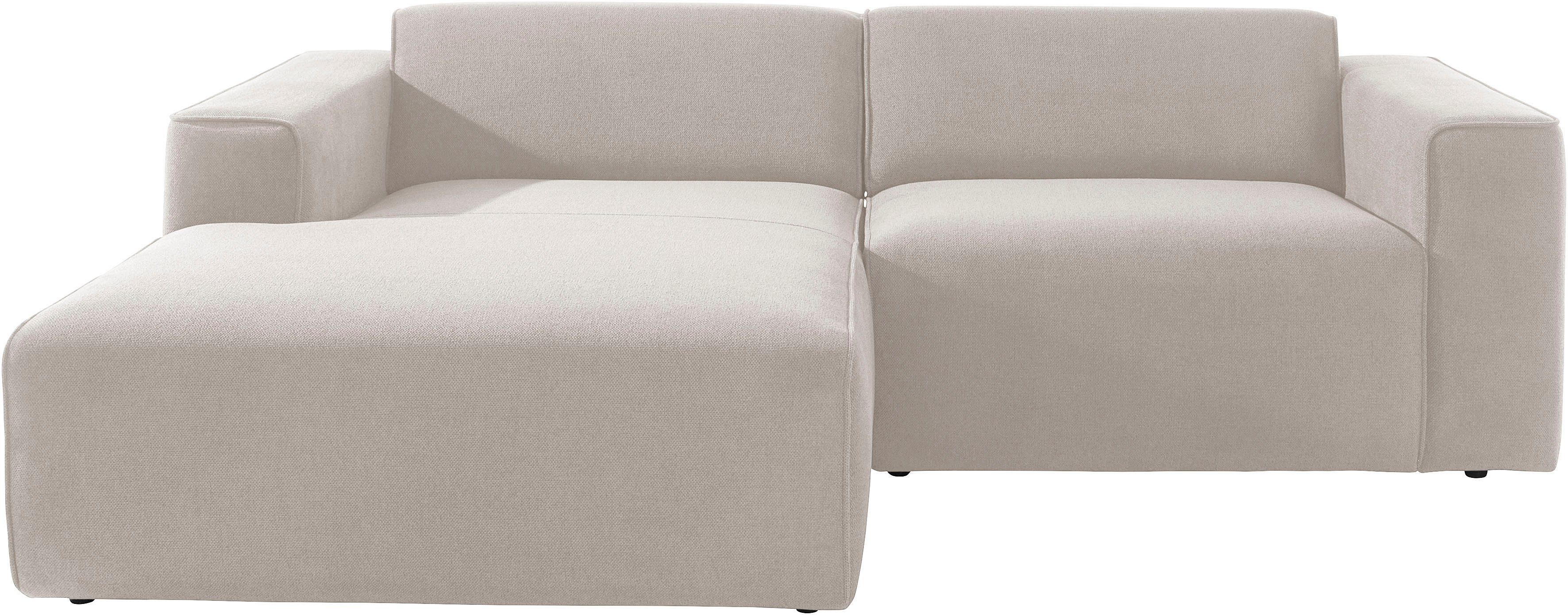 andas Ecksofa "Noord mit Kedernaht, Breite 234 cm", mit Kedernaht, Breite 2 günstig online kaufen