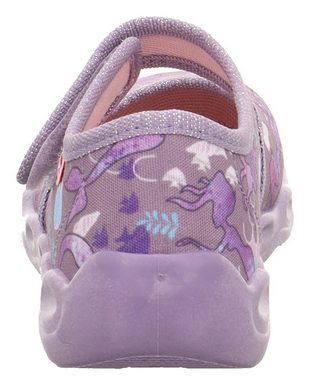 Superfit BUBBLE WMS: mittel Hausschuh Ballerina, Klettschuh, Kindergarten Schuh mit Klettverschluss