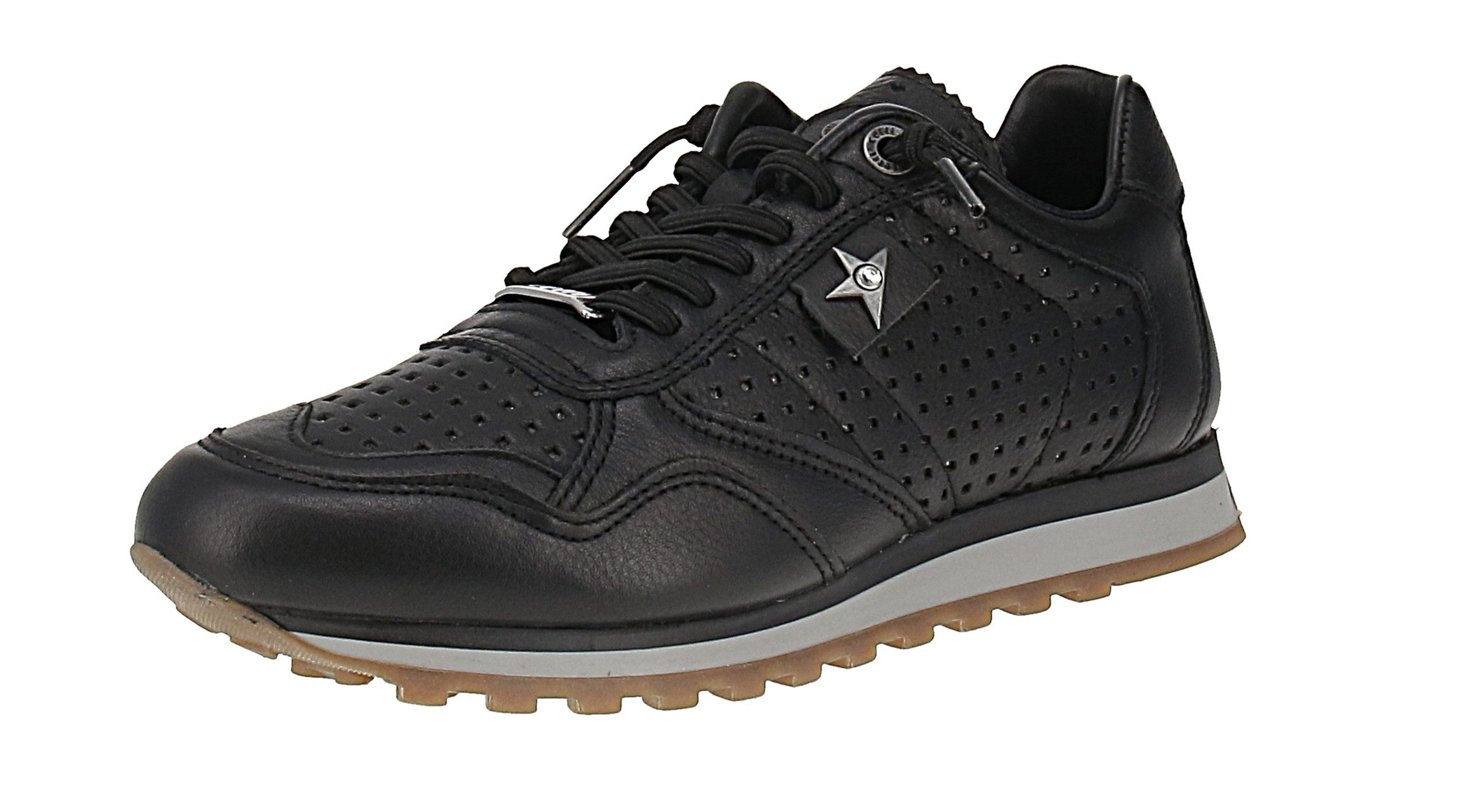 Cetti Cetti C-848 SRA INV27 - Damen Sneaker - Nature-Negro-Picado Sneaker