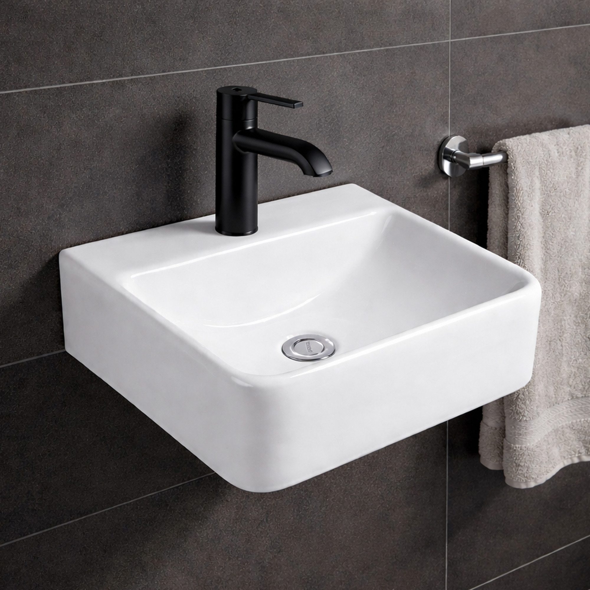 NEG Waschbecken NEG Waschbecken Uno74H Hänge- und Aufsatzbecken (e (74H)