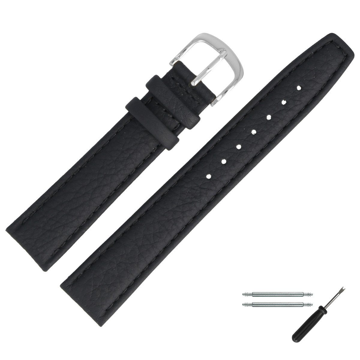 MARBURGER Uhrenarmband 20mm Leder günstig online kaufen