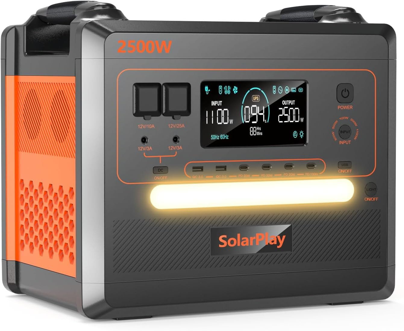 Stromerzeuger Powerstation Für Balkonkraftwerke / Solarmodule 2400W/2500W