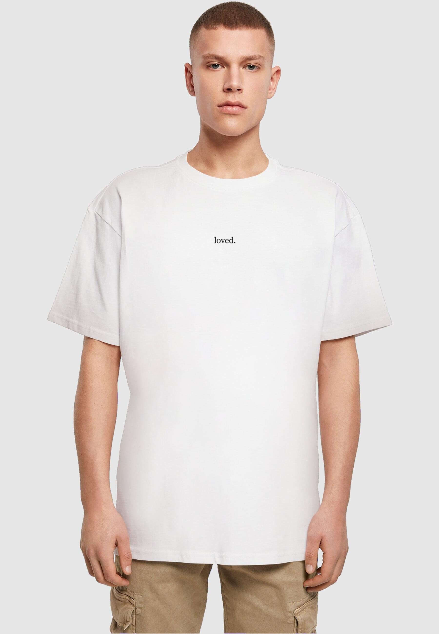 Merchcode T-Shirt white Heavy Herren Oversized Tee Love (1-tlg)