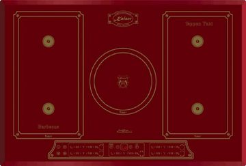 Kaiser Küchengeräte Backofen-Set Eh 6355 RotEm+KCt 7797FiRotEm, Elektro Einbau Backofen Autark 60cm 67L+Induktionskochfeld,77cm