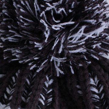 Icepeak Strickmütze Haverhill Bommel Innenband aus Fleece bietet optimale Wärme für Ohren und Stirn