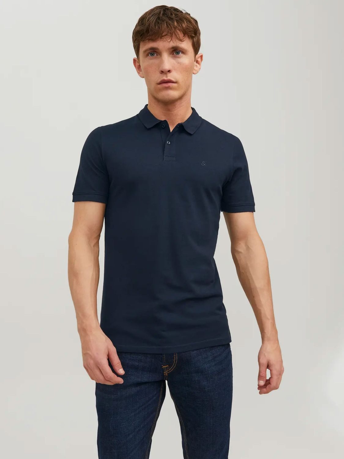 Jack & Jones Poloshirt (Set, 3-tlg) kurzarm, Slim Fit, Rippkragen, Piqué günstig online kaufen