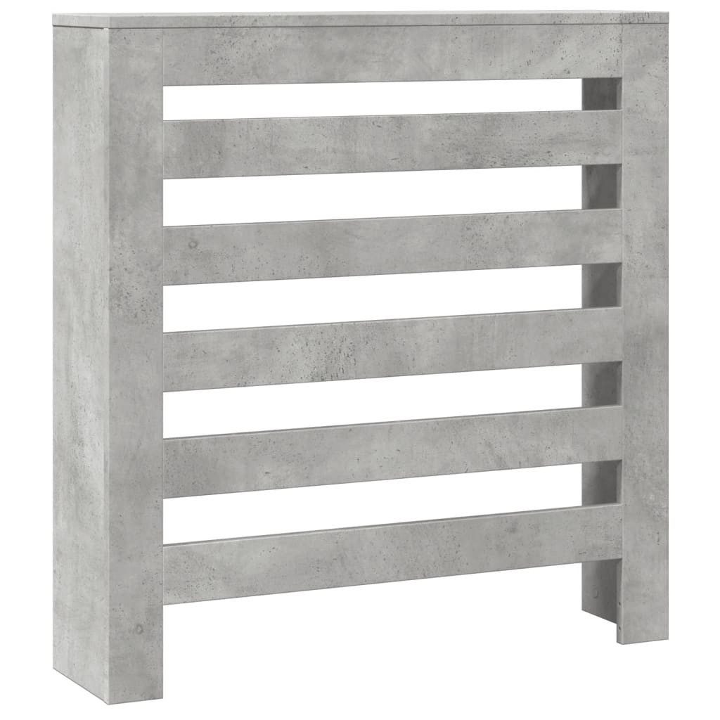 vidaXL Heizkörper-Wäschetrockner Heizkörperverkleidung Betongrau 78x20x82 cm Holzwerkstoff