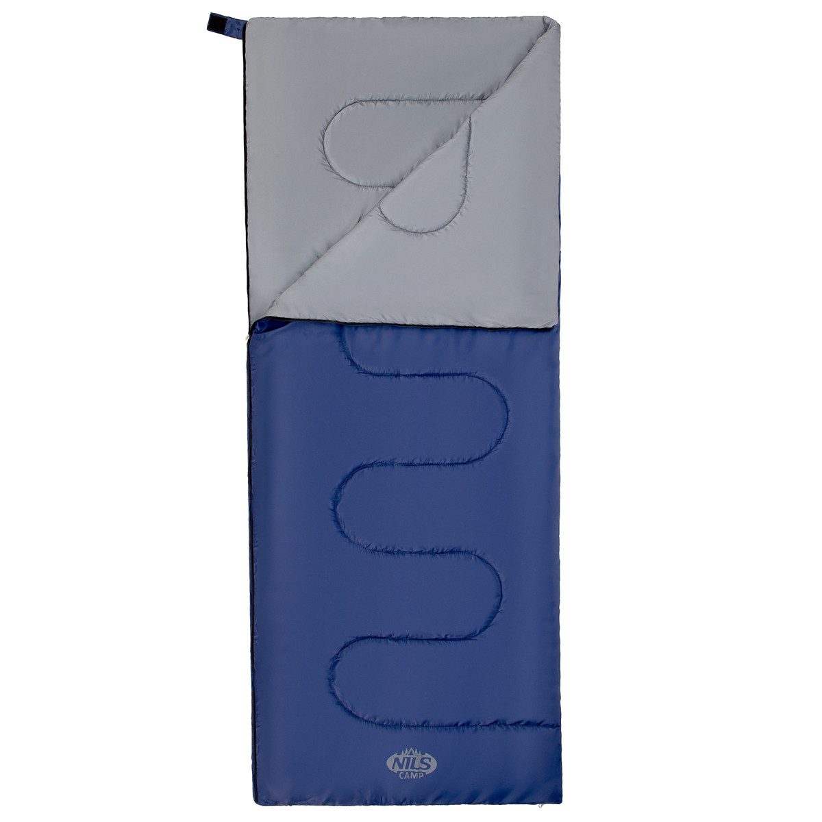 Deckenschlafsack Schlafsack Sommerschlafsack Blau/Grau Decke Camping Outdoor