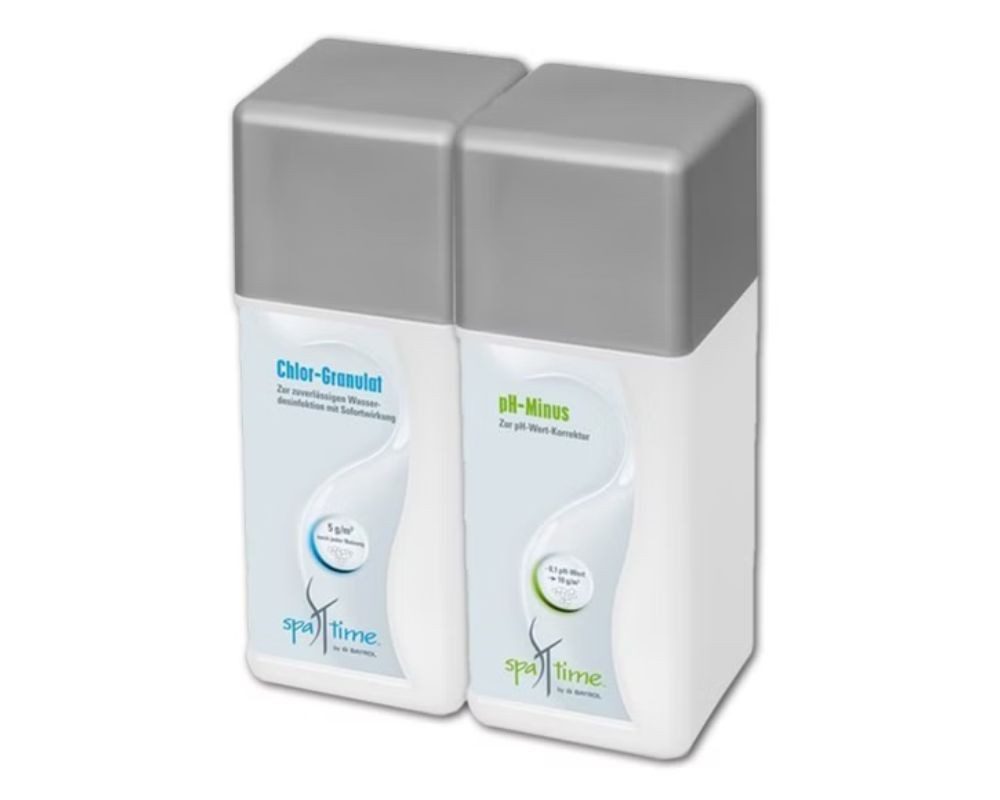 Bayrol Poolpflege SpaTime Set Chlor Granulat + pH-Minus