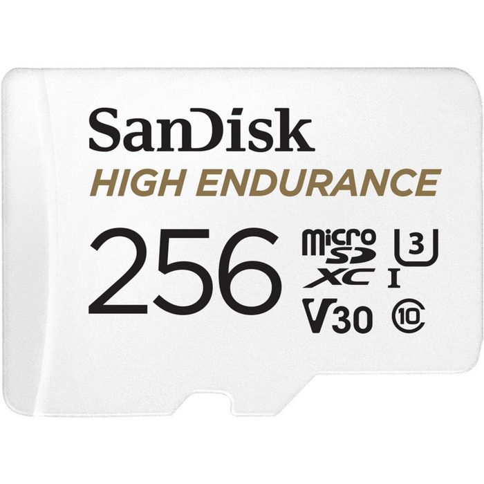 Sandisk High Endurance 256 GB microSDXC Speicherkarte