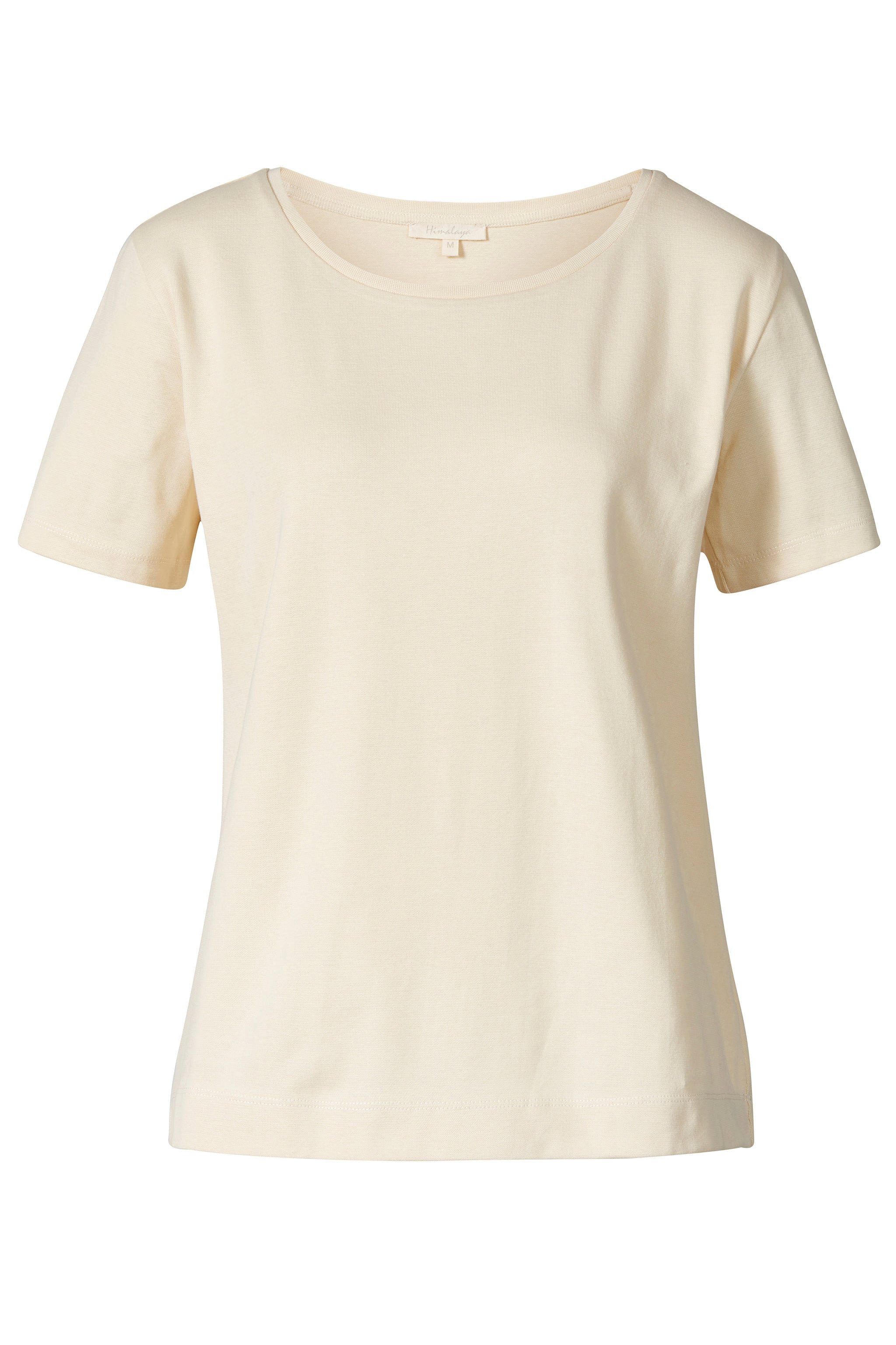 Himalaya Clothing Kurzarmshirt Basic T-Shirt Damen "Alma" mit Rundhalsaussc günstig online kaufen