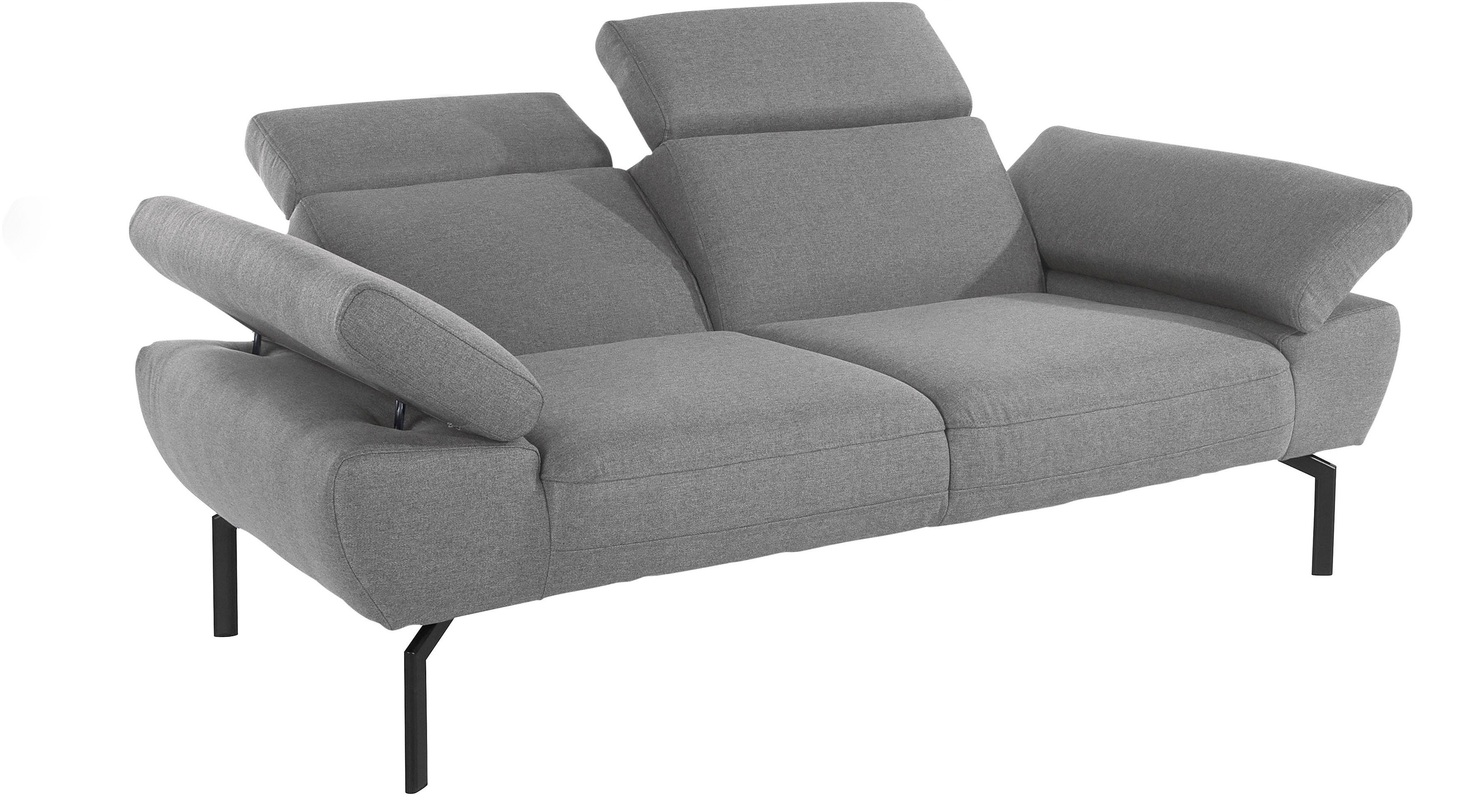2-Sitzer Places Luxus-Microfaser of Rückenverstellung, in mit Trapino wahlweise Lederoptik Luxus, Style