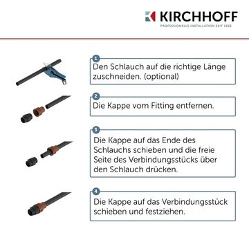 Kirchhoff Muffenstopfen, Fitting für Tröpfchenbewässerung