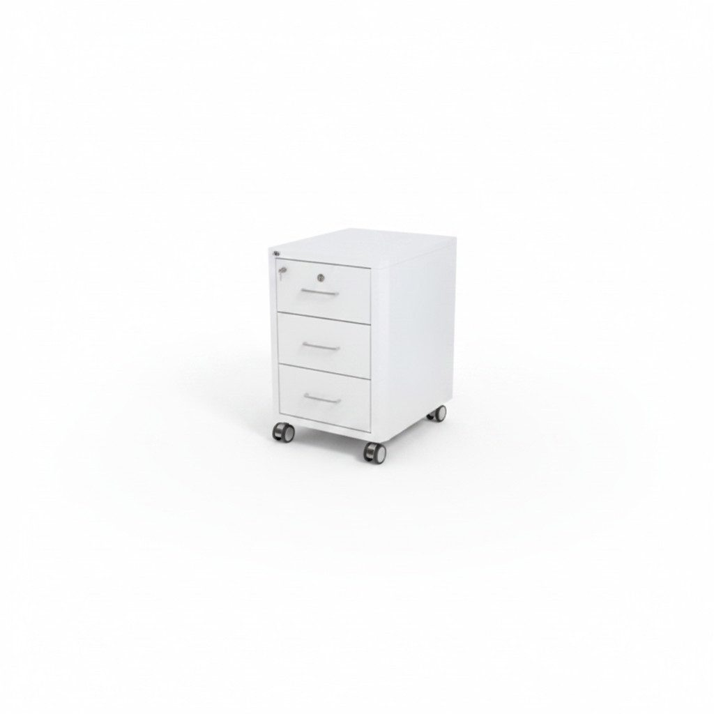 Xlmoebel Rollcontainer Büroschrank mit Regalfächern und Schubladen in zeitlosem Design, (Büroschrank), Hergestellt in Europa